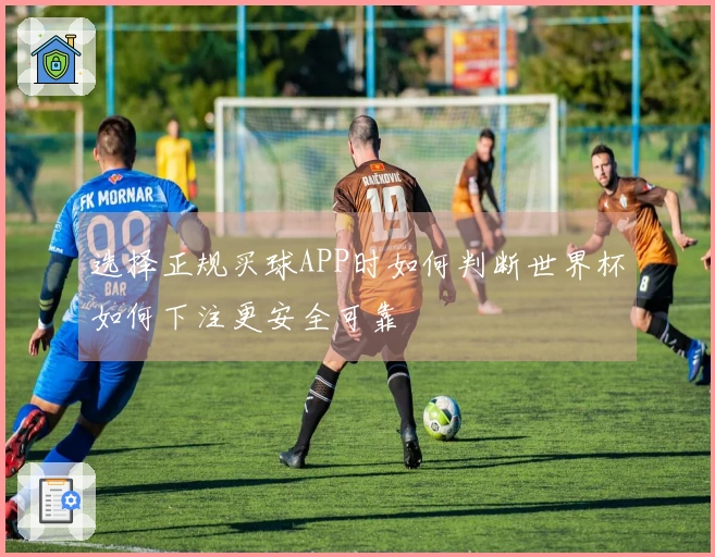 选择正规买球APP时如何判断世界杯如何下注更安全可靠